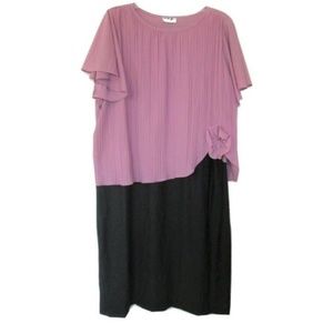 vintage plus size flapper dress 16 14 1x